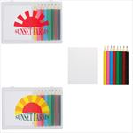 SH461 8pc Colored Pencil Art Set In Case With Custom Imprint